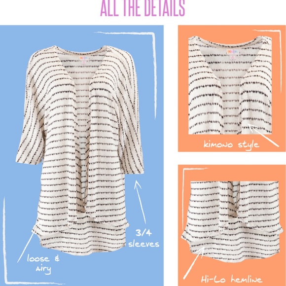 LuLaRoe Lindsay Kimono - Picture 4 of 5